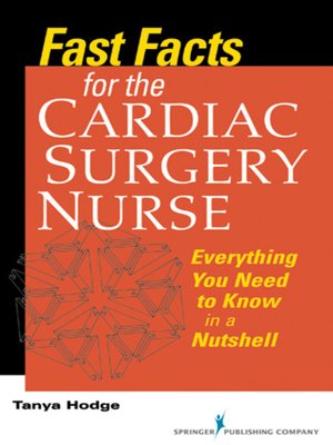 cover image of Fast Facts for the Cardiac Surgery Nurse